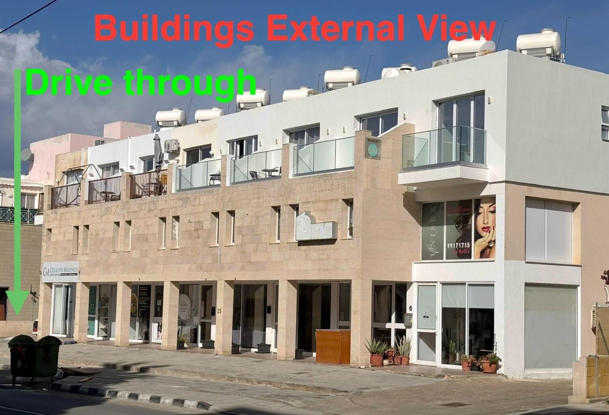 Ευ Ζην / Ev Zin: Modern, cozy, studio, pool, balcony Paphos Exterior foto